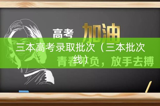 三本高考录取批次(三本批次线) 三本高考录取批次(三本批次线)