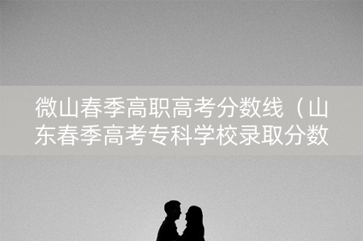 微山春季高职高考分数线(山东春季高考专科学校录取分数线) 微山春季高职高考分数线(山东春季高考专科学校录取分数线)