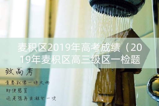 麦积区2019年高考成绩(2019年麦积区高三级区一检题) 麦积区2019年高考成绩(2019年麦积区高三级区一检题)