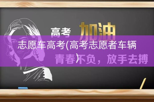 志愿车高考(高考志愿者车辆) 志愿车高考(高考志愿者车辆)