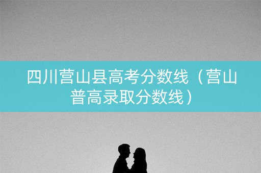 四川营山县高考分数线（营山普高录取分数线）