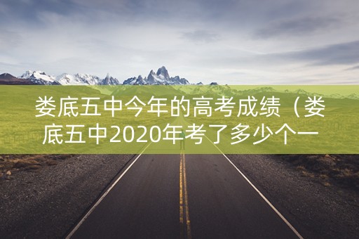 娄底五中今年的高考成绩（娄底五中2020年考了多少个一本）