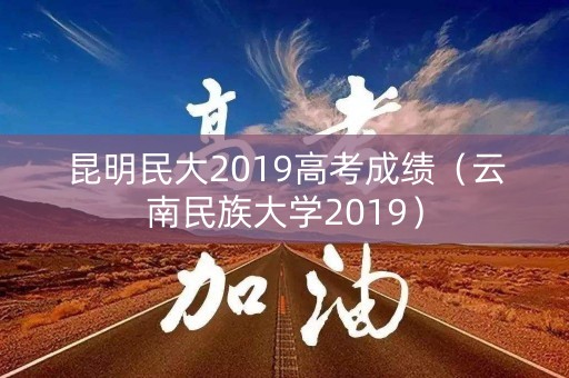 昆明民大2019高考成绩（云南民族大学2019）