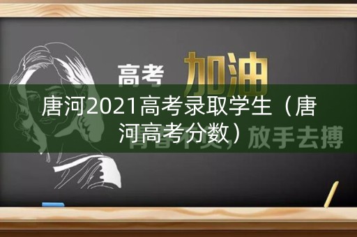 唐河2021高考录取学生（唐河高考分数）