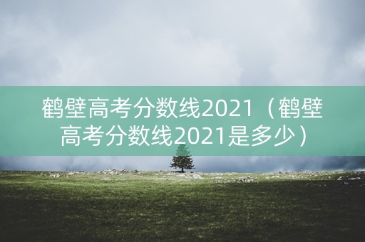 鹤壁高考分数线2021(鹤壁高考分数线2021是多少) 鹤壁高考分数线2021(鹤壁高考分数线2021是多少)