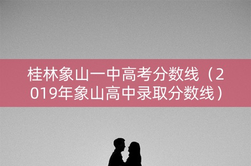 桂林象山一中高考分数线（2019年象山高中录取分数线）