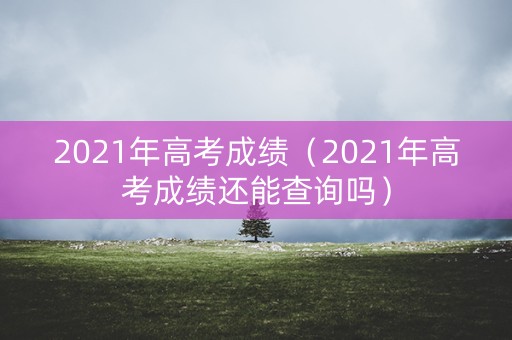 2021年高考成绩（2021年高考成绩还能查询吗）