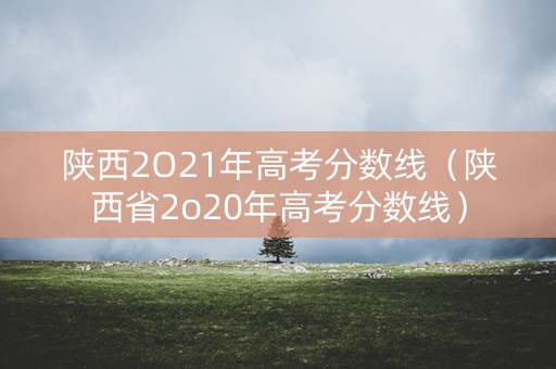 陕西2O21年高考分数线(陕西省2o20年高考分数线) 陕西2O21年高考分数线(陕西省2o20年高考分数线)