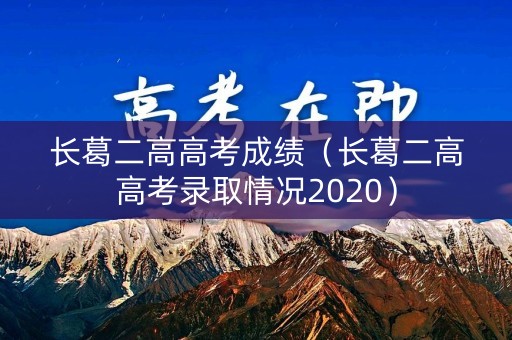 长葛二高高考成绩(长葛二高高考录取情况2020) 长葛二高高考成绩(长葛二高高考录取情况2020)
