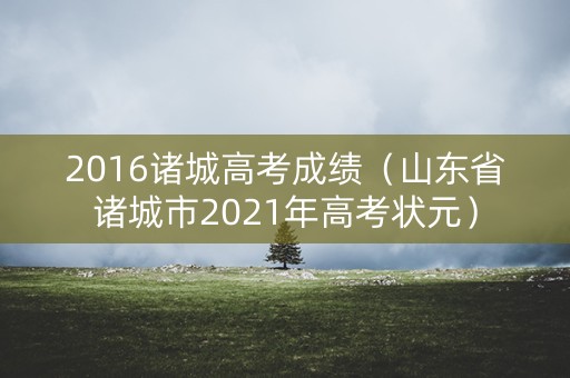 2016诸城高考成绩(山东省诸城市2021年高考状元) 2016诸城高考成绩(山东省诸城市2021年高考状元)