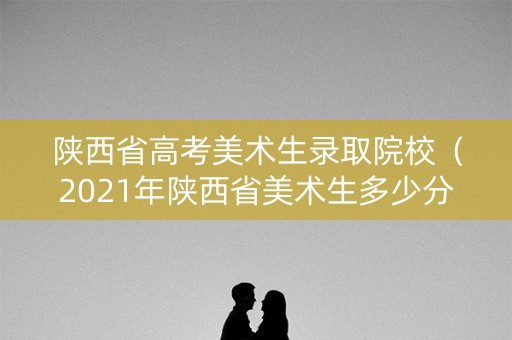 陕西省高考美术生录取院校（2021年陕西省美术生多少分上本科）