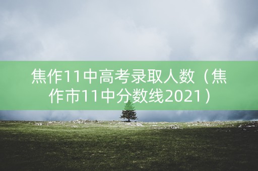 焦作11中高考录取人数（焦作市11中分数线2021）