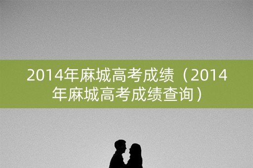 2014年麻城高考成绩（2014年麻城高考成绩查询）