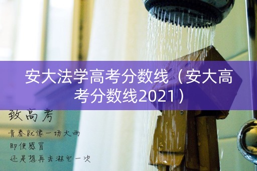 安大法学高考分数线（安大高考分数线2021）