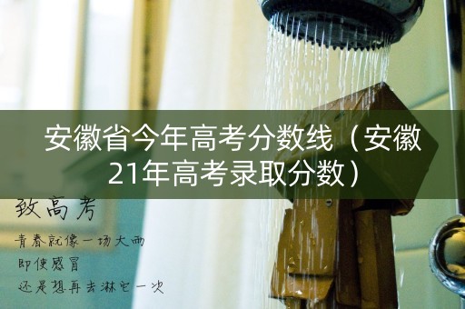 安徽省今年高考分数线（安徽21年高考录取分数）