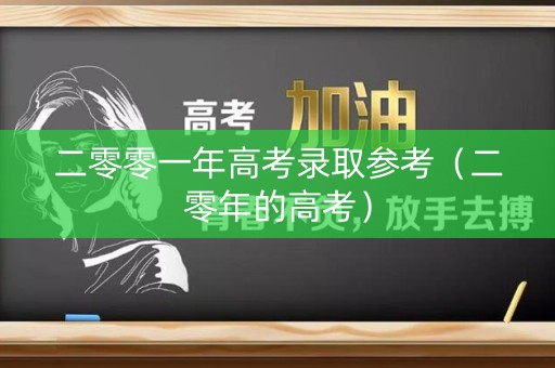 二零零一年高考录取参考（二零年的高考）