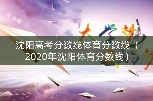 沈阳高考分数线体育分数线(2020年沈阳体育分数线) 沈阳高考分数线体育分数线(2020年沈阳体育分数线)