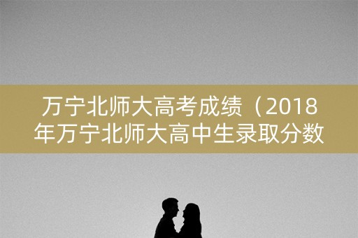 万宁北师大高考成绩（2018年万宁北师大高中生录取分数）