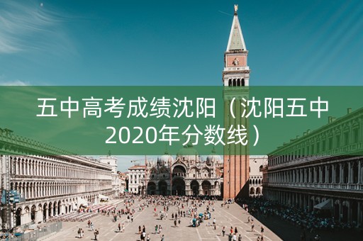 五中高考成绩沈阳（沈阳五中2020年分数线）