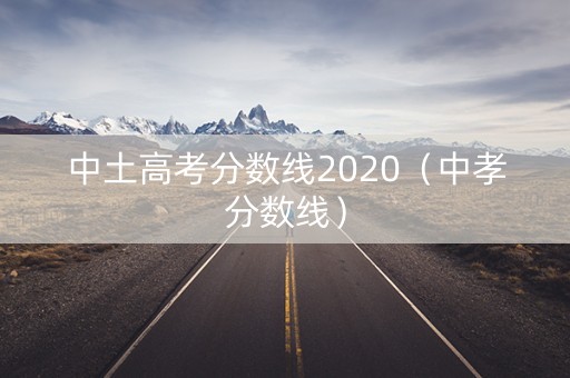 中土高考分数线2020（中孝分数线）