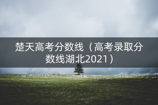 楚天高考分数线(高考录取分数线湖北2021) 楚天高考分数线(高考录取分数线湖北2021)