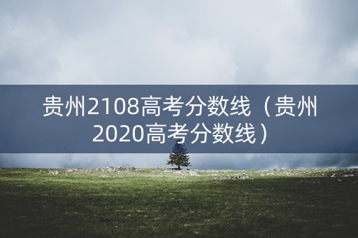 贵州2108高考分数线(贵州2020高考分数线) 贵州2108高考分数线(贵州2020高考分数线)