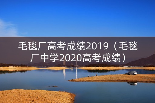 毛毯厂高考成绩2019（毛毯厂中学2020高考成绩）