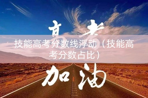 技能高考分数线浮动（技能高考分数占比）