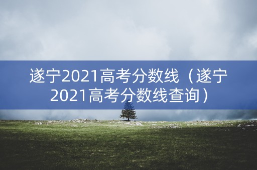 遂宁2021高考分数线（遂宁2021高考分数线查询）