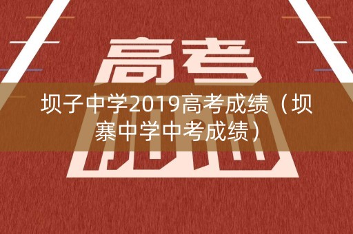 坝子中学2019高考成绩（坝寨中学中考成绩）