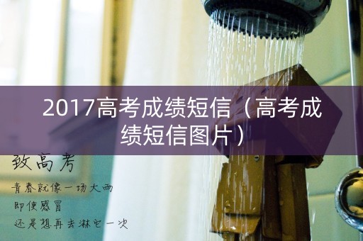 2017高考成绩短信（高考成绩短信图片）