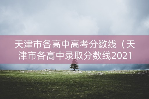 天津市各高中高考分数线(天津市各高中录取分数线2021) 天津市各高中高考分数线(天津市各高中录取分数线2021)