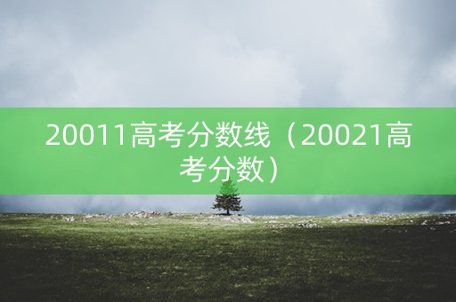 20011高考分数线（20021高考分数）