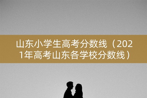 山东小学生高考分数线(2021年高考山东各学校分数线) 山东小学生高考分数线(2021年高考山东各学校分数线)