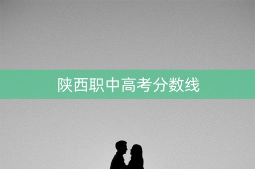 陕西职中高考分数线