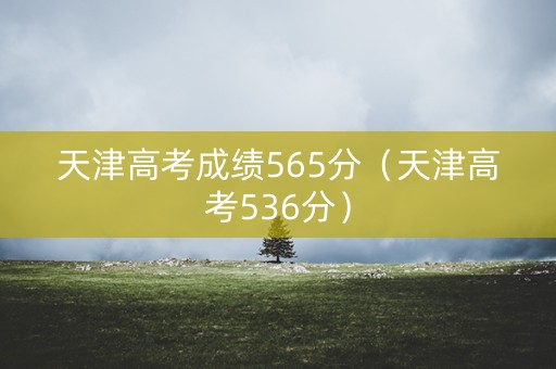 天津高考成绩565分（天津高考536分）