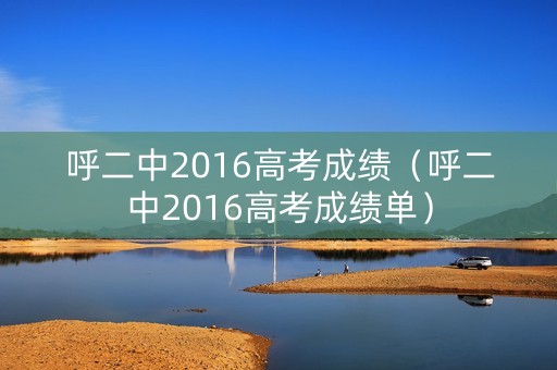 呼二中2016高考成绩（呼二中2016高考成绩单）