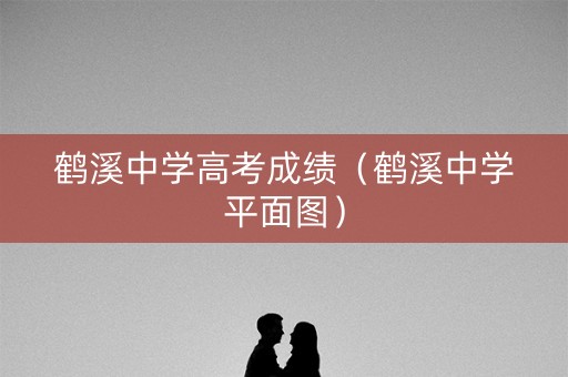 鹤溪中学高考成绩（鹤溪中学平面图）