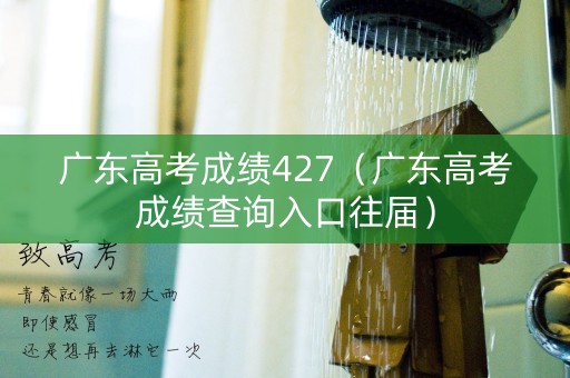 广东高考成绩427(广东高考成绩查询入口往届) 广东高考成绩427(广东高考成绩查询入口往届)