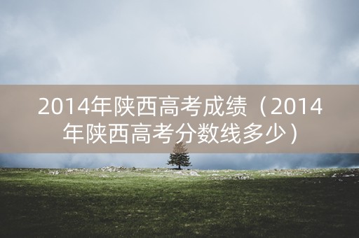 2014年陕西高考成绩(2014年陕西高考分数线多少) 2014年陕西高考成绩(2014年陕西高考分数线多少)