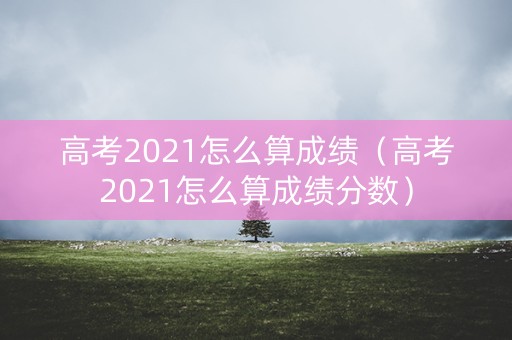 高考2021怎么算成绩(高考2021怎么算成绩分数) 高考2021怎么算成绩(高考2021怎么算成绩分数)