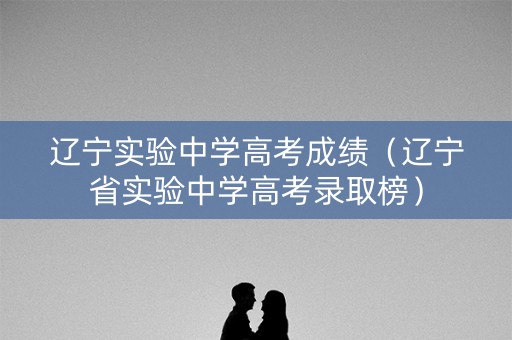 辽宁实验中学高考成绩（辽宁省实验中学高考录取榜）