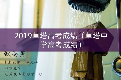 2019草塔高考成绩（草塔中学高考成绩）