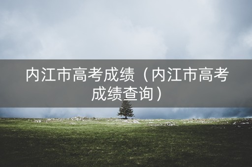 内江市高考成绩(内江市高考成绩查询) 内江市高考成绩(内江市高考成绩查询)