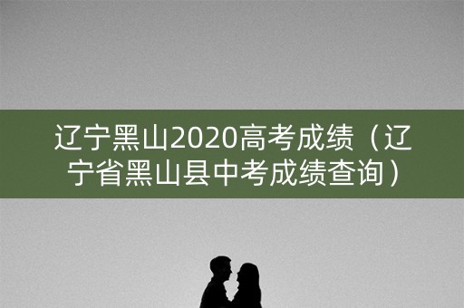 辽宁黑山2020高考成绩（辽宁省黑山县中考成绩查询）