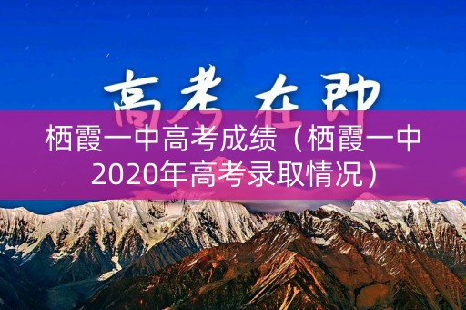 栖霞一中高考成绩（栖霞一中2020年高考录取情况）