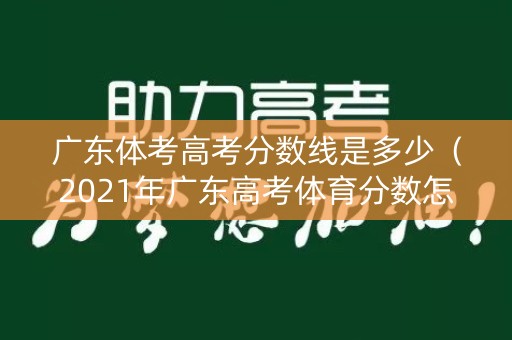 广东体考高考分数线是多少（2021年广东高考体育分数怎么算）