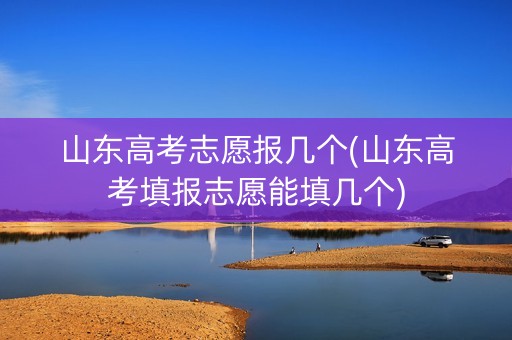 山东高考志愿报几个(山东高考填报志愿能填几个)