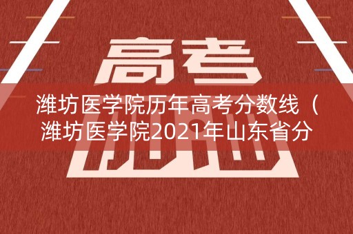 潍坊医学院历年高考分数线（潍坊医学院2021年山东省分数线）