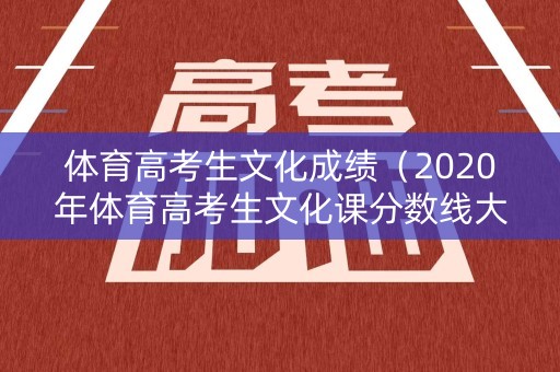体育高考生文化成绩(2020年体育高考生文化课分数线大概多少?) 体育高考生文化成绩(2020年体育高考生文化课分数线大概多少?)